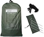 DD - Leichte Plane (4 m x 4 m)., DD Tarp 4m x 4m, Gr&uuml;n - Olivgr&uuml;n