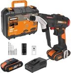WORX WX177 Akku-Bohrschrauber Switchdriver 2.0 20V, inkl. Akkus & Ladeger&auml;t 