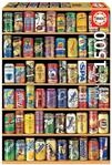 Educa - Puzzle 1500 Teile f&uuml;r Erwachsene | Getr&auml;nkedosen Collage, 1500 Teile...
