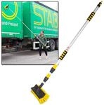 DEMA Teleskop Waschb&uuml;rste - Autowaschb&uuml;rste f&uuml;r KFZ, LKW, Bus, Traktor und Boot