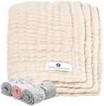 nordic coast company Babydecke Musselin [80 x 80 cm] &ndash; Puckdecke aus 100%