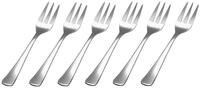 GR&Auml;WE&reg; 6 x Kuchengabel Edelstahl, Serie W&uuml;rzburg
