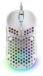 Mars Gaming MM55W Wei&szlig;, RGB Chroma Gaming Maus, Ultraleichtgewicht 55g, 12800 DPI,