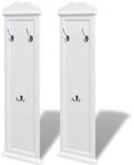 vidaXL 2X Garderobe Landhaus Wandgarderobe Garderobenpaneel Flurgarderobe