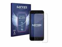 Savvies Panzer Schutz Glas für Apple iPhone 6S 9H Hartglas, Anti-Fingerprint,