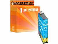 Gorilla-Ink 1 Patrone XXL kompatibel mit Epson T2702 Cyan |Geeignet für Epson