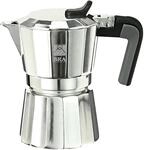 BRA Deluxe | Kaffeemaschine, Metall, Silber, 3 Tassen