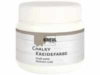 KREUL 75311 - Chalky Kreidefarbe, White Cotton in 150 ml Kunststoffdose, sanft -