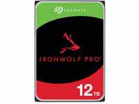 Seagate IronWolf Pro 12 TB, NAS interne Festplatte, 3.5 Zoll, 7200 U/Min, CMR,...
