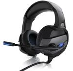 CSL - PS4 PS5 Headset - Gaming Headset Klinke mit Mikrofon - Klinkenanschluss - LED