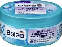 Balea Augen Make-Up Entferner Pads mit Aloe Vera &ouml;lfrei, 50 St&uuml;ck