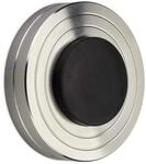 SOTECH Wand-T&uuml;rstopper Zeus H&ouml;he 15,5 mm echt Edelstahl &Oslash; 60 mm mit...