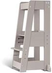 TiSsi Lernturm, Entdeckerturm Montessori mitwachsend Buche- 100539, Storm Grey