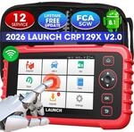 LAUNCH CRP129X V2.0 obd2 Diagnoseger&auml;t mit Vier Systemdiagnosen(Motor SRS at/MT und