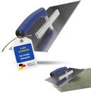 Karl Dahm&reg; Softgriff-Zahnkelle 3 mm &ndash; Profi Gl&auml;ttekelle aus rostfreiem Edelstahl