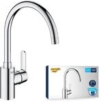GROHE Get, K&uuml;chenarmatur mit hohem Auslauf (Wasserhahn f&uuml;r die K&uuml;che, 150&deg;