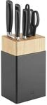ZWILLING All * Star Messerblockset 7-tlg, K&uuml;chenmesser Kochmesser Schwarz