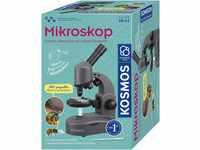 KOSMOS 636098 Mikroskop Experimentierkasten für Kinder, Schüler Mikroskop,
