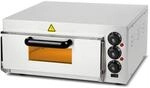 VERTES Gastro Pizzaofen mit feuerfestem Stein, Timerfunktion und Beleuchtung,