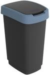 Rotho Abfallbeh&auml;lter mit Deckel, M&uuml;lltrennung, Recycling, BPA-frei (25 l,