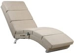 Casaria&reg; Relaxliege XXL Massage Heizfunktion 186x 89x 55 cm Ergonomisch Stoff