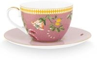 Pip Studio La Majorelle Tasse mit Untertasse pink 0,28 l