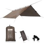 DD Plane, 3 m x 3 m, leicht, vielseitig und robust, Coyote Brown
