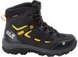 Jack Wolfskin Unisex Kinder Vojo Texapore Mid K, Black / Burly Yellow, 30 EU
