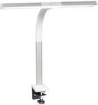 FeinTech LTL00310E LED-Schreibtischlampe 50 cm breit dimmbar mit Klemmfu&szlig; Klemmbar