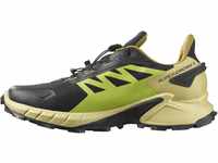SALOMON Herren Shoes Supercross 4 GTX Laufschuhe, Mehrfarbig (Black Leek Green Acid