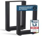 Melko 2er Set Tischkufen aus Vierkantprofilen 30 x 43 cm Tischuntergestell