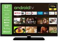 Telefunken D32H554X2CWI 32 Fernseher/Android TV (HD Ready, HDR, Smart TV, Google Play