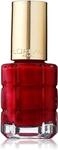 L'Or&eacute;al Paris Color Riche Le Vernis Nagellack mit &Ouml;l in Rot/Pflegender Farblack in
