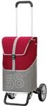 Andersen Shopper MANUFAKTUR Einkaufstrolley Alu Star Shopper Filip 46L Red rot 111cm