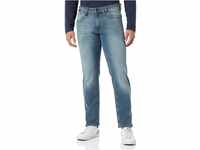 Camel Active Herren Slim Fit Jeans Hose Madison Jeans ,Mittelblau (Mid Greencast),36W