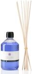 Raumduft Nachf&uuml;ll-Set &bdquo;Lavendel 500 ml inkl. 10 Rattan-St&auml;bchen - Duft&ouml;l...
