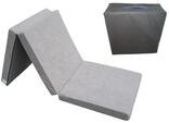 Natalia Spzoo Faltmatratze Klappmatratze 180x80x10 cm mit Aufbewahrungstasche (Grau