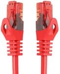 BIGtec LAN Kabel 0,5m Netzwerkkabel rot Gigabit Ethernet Kabel RJ45 Stecker
