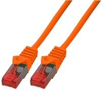 BIGtec LAN Kabel 0,15m Netzwerkkabel Ethernet Internet Patchkabel CAT.6 orange