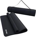 GORILLA SPORTS&reg; Yogamatte 190 x 60/100 x 1,5 cm mit Tragegurt, rutschfest