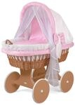 Waldin Baby Stubenwagen-Set mit Ausstattung, XXL, Bollerwagen, komplett, 24 Modelle