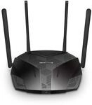 MERCUSYS WiFi Router, 6 3000 Mbps, WLAN-Band-Router, 4 RJ45-Gigabit-Ports, 4...