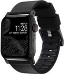 NOMAD Modern Strap Black Connector Black Active Leather Pro strapazierf&auml;higes