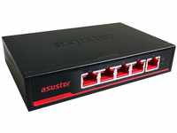 Asustor 5 Port 2.5G Ethernet Unmanaged Netzwerk Switch, Plug and Play | ASW205T