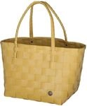 Handed By Handgewebt Paris shopper Tasche, Mehrfarbig (senffarben), 27 x 31 x 24 cm