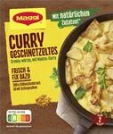 MAGGI Fix f&uuml;r Curry Geschnetzeltes, W&uuml;rzmischung, mit nat&uuml;rlichen Zutaten*, f&uuml;r 2