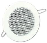 OMNITRONIC CS-2.5W Deckenlautsprecher wei&szlig; | 2-Wege 2,5" Einbaulautsprecher,...