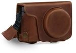 MegaGear Panasonic Lumix DC-TZ100, TZ200 Ever Ready Echtleder Kamera-Case mit