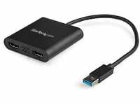 StarTech.com USB 3.0 auf Dual HDMI Adapter - 1x 4K 30Hz & 1x 1080p - Externe Video-