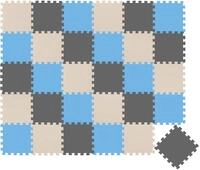 LittleTom 27 Teile Spielmatte Baby Puzzlematte ab Null - 30x30 cm Krabbelmatte